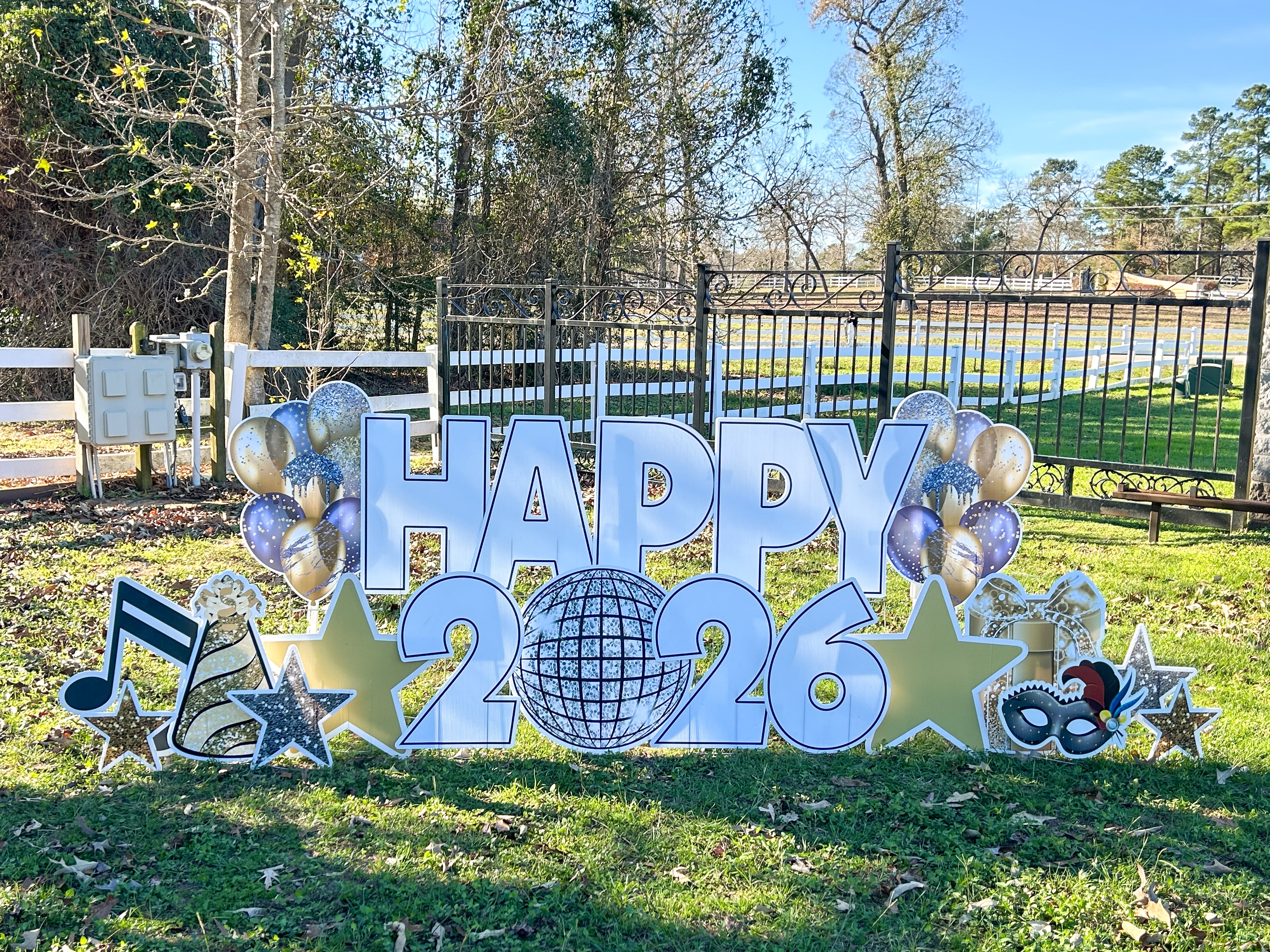 Holiday yard card rental near me