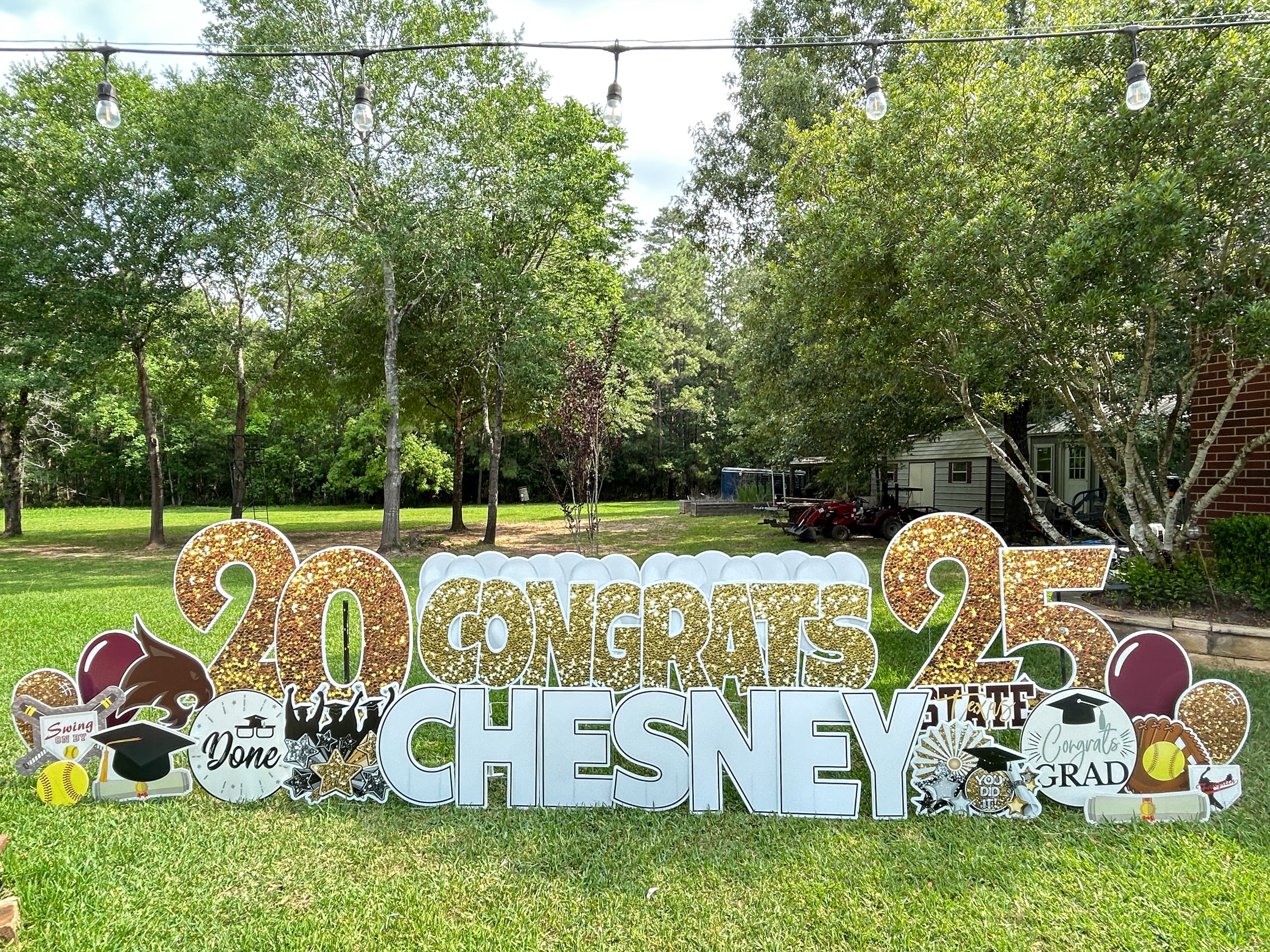 graduation yard card near me; gradation yard sign near me