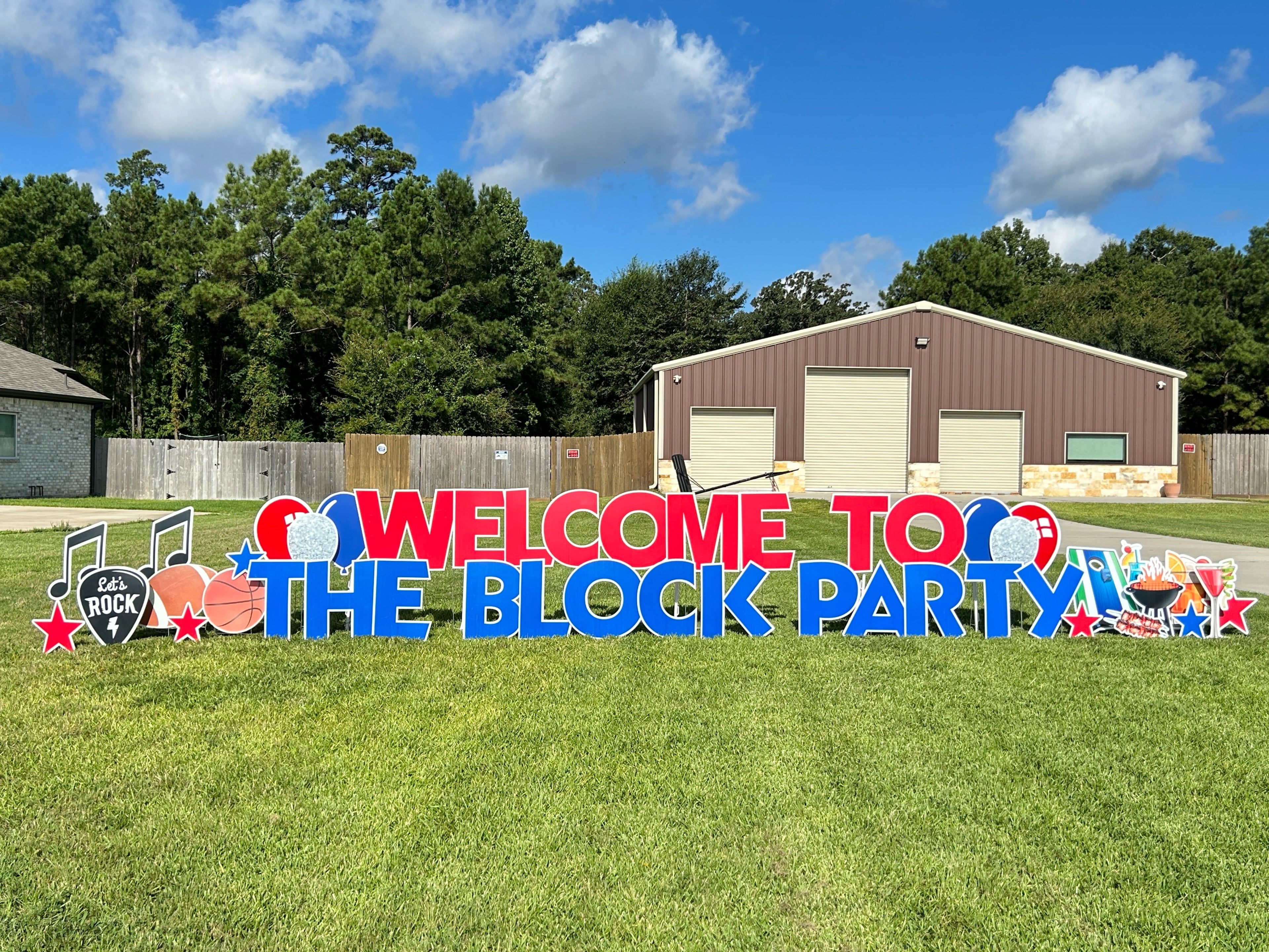 Event yard card rental in Montgomery TX